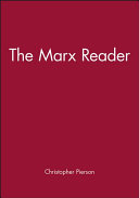 The Marx Reader Cover