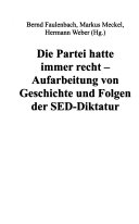 Die Partei hatte immer recht Cover
