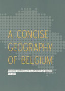 A Concise Geography of Belgium Cover